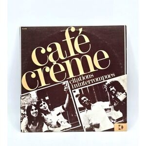 Café Crème Citations Ininterrompues 12'' Vinyl Album 1977 Kébec-Disc KD-9032 GV+
